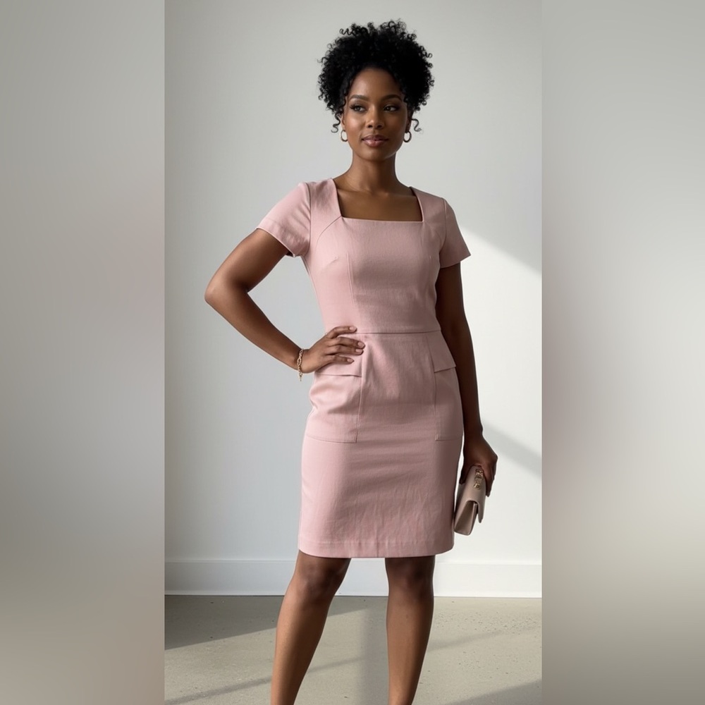 W118 by Walter Baker Blush Midi Dress
